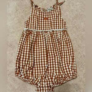 Texas Longhorn 18 month Romper
